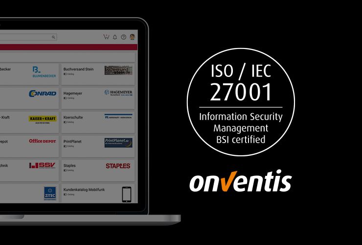 Onventis hat bereits zum zweiten Mal den externen Zertifizierungsaudit für Informationssicherheits-Managementsysteme nach ISO/IEC 27001 erfolgreich bestanden.