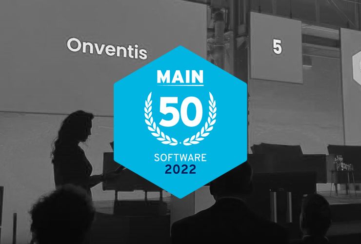 Im Main Software 50 Ranking gehört Onventis zu den Top 5 Softwareunternehmen in Deutschland.