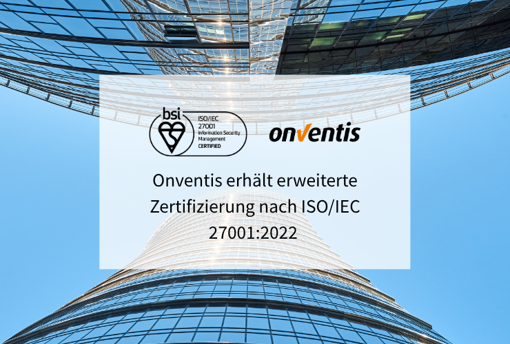 Onventis freut sich, die erfolgreiche Erweiterung und Aktualisierung seiner Zertifizierung für das Informationssicherheits-Managementsystem (ISMS) nach dem neusten internationalen Standard ISO/IEC 27001:2022 bekanntzugeben.